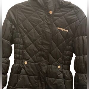Black Quilted Puffer Jacket